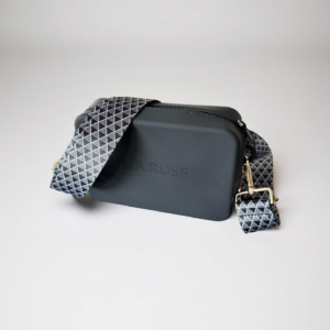 Silicone Mini Black with Black and White
