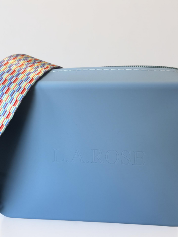 Silicone Mini  Denim Blue with multi colour - Image 2